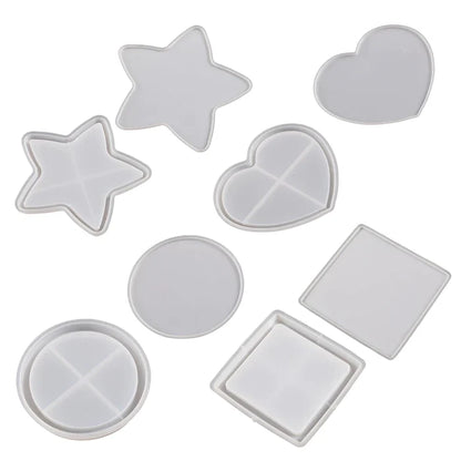 Shaker Coaster Resin Molds