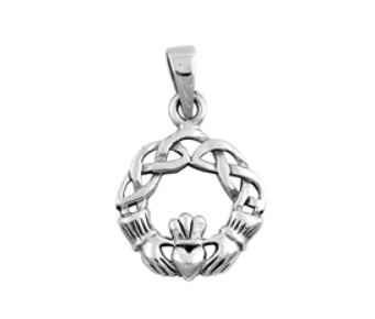 Silver Claddagh Necklace