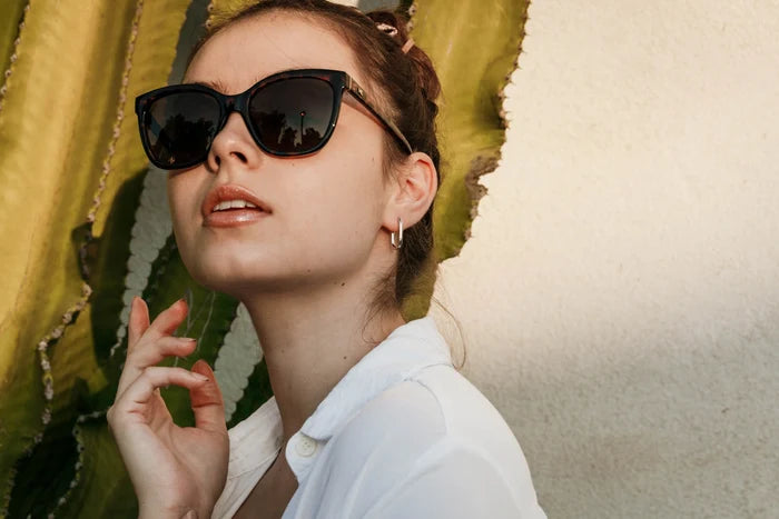 Silver Rectangle Hoop Earrings