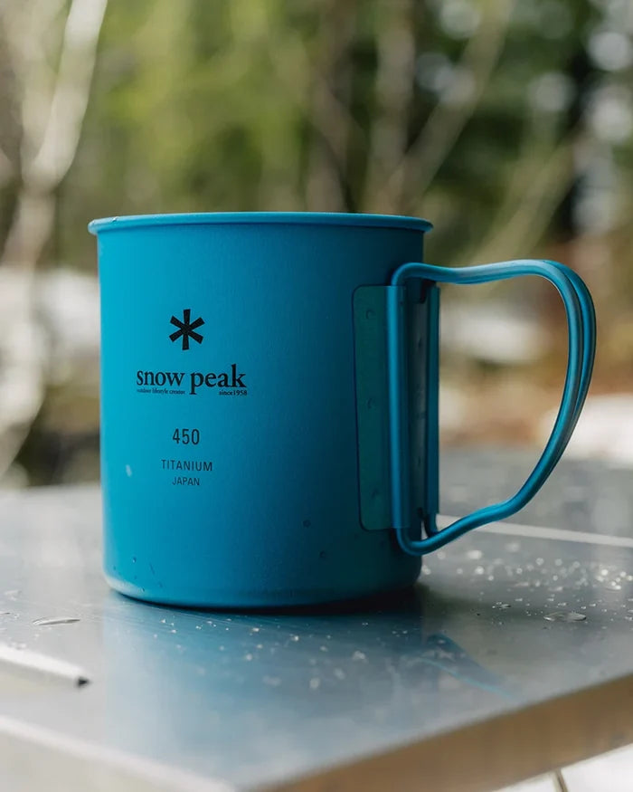 Snow Peak - Ti-Single 450 Mug - Anodized Blue