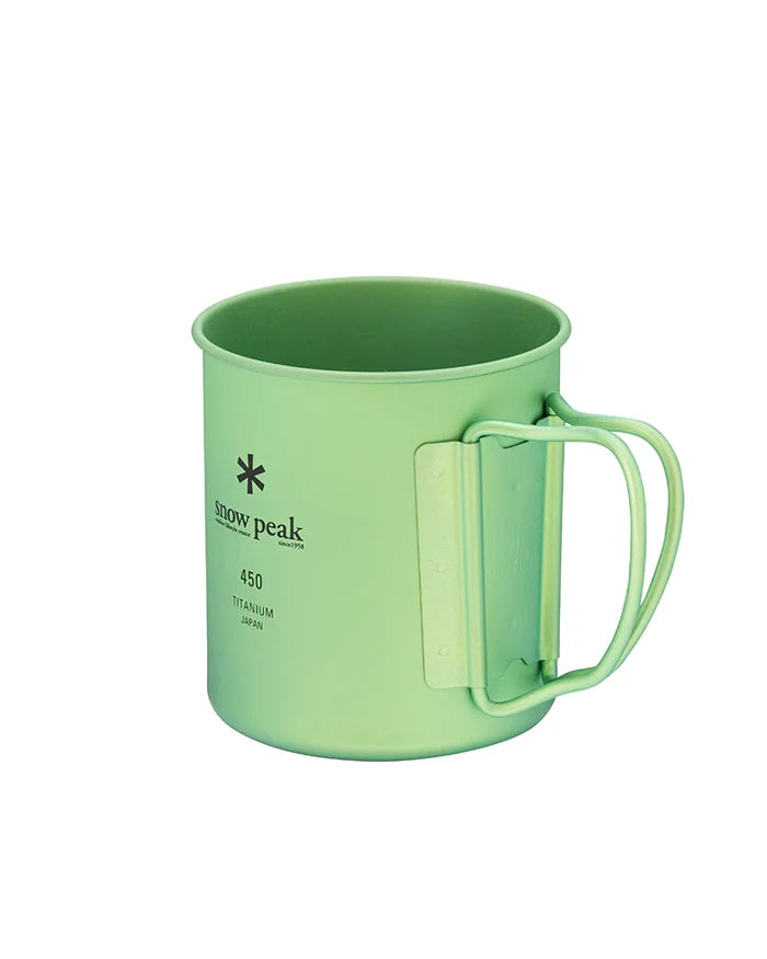 Snow Peak - Ti-Single 450 Mug - Anodized Green