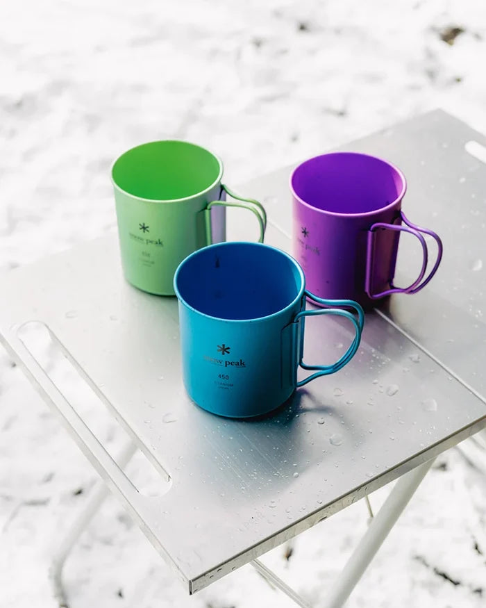 Snow Peak - Ti-Single 450 Mug - Anodized Green