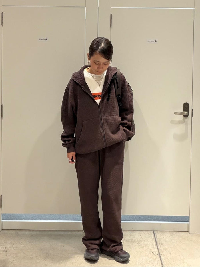 Snow Peak Heavyweight Waffle Pants - Dark Brown