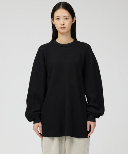 Snow Peak Heavyweight Waffle Pullover - Black