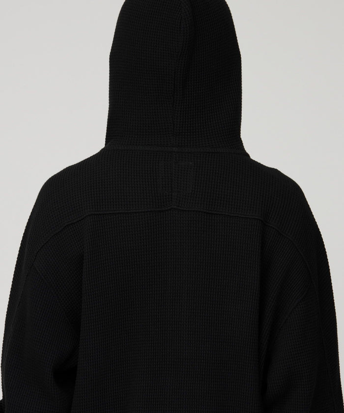 Snow Peak Heavyweight Waffle Zip Parka - Black