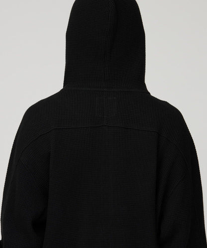Snow Peak Heavyweight Waffle Zip Parka - Black