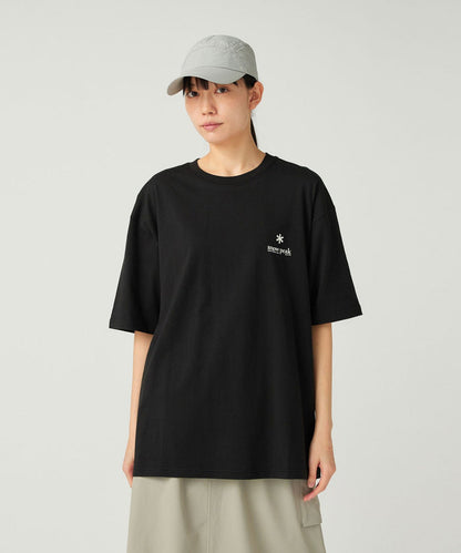 Snow Peak New Standard Logo T Shirt - Black