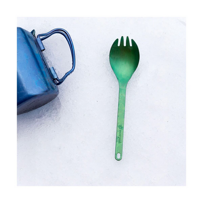 Snow Peak Titanium Spork -Green