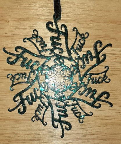 Snowflake Hanging Decoration Resin Mold