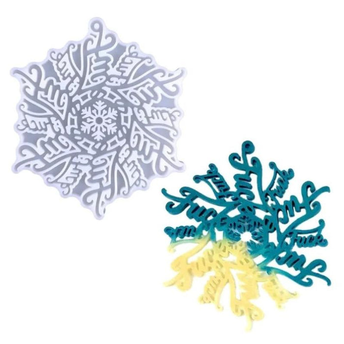 Snowflake Hanging Decoration Resin Mold