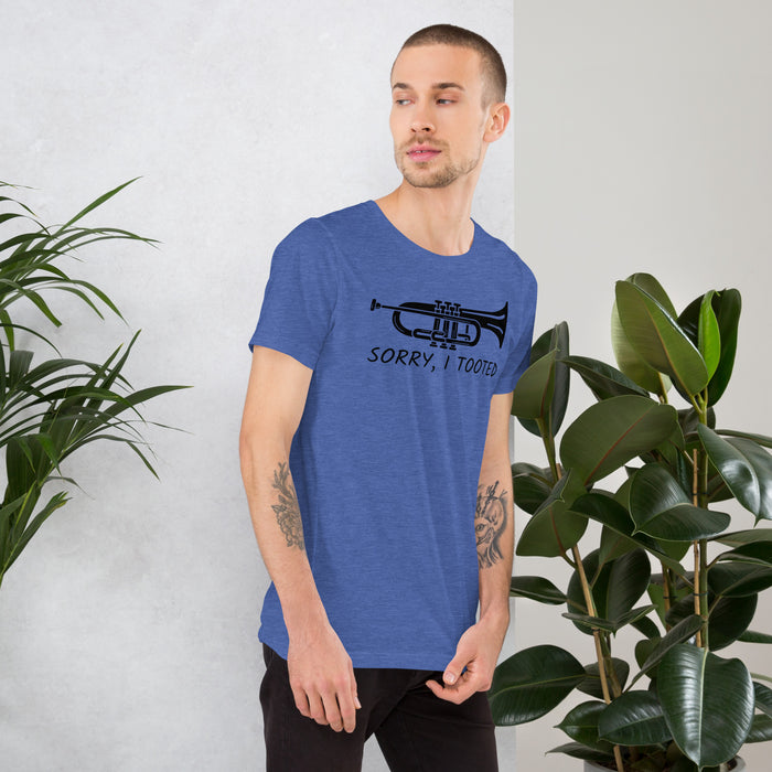 Brass instrument player gift shirt with funny tooted phrase