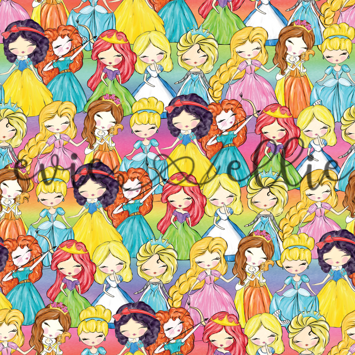 Stacked Princesses -- Multiple Colors