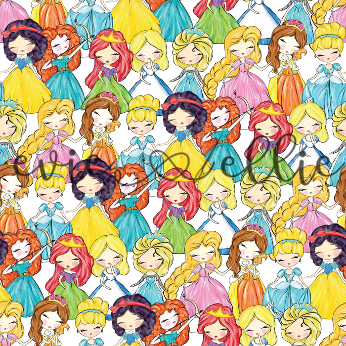 Stacked Princesses -- Multiple Colors