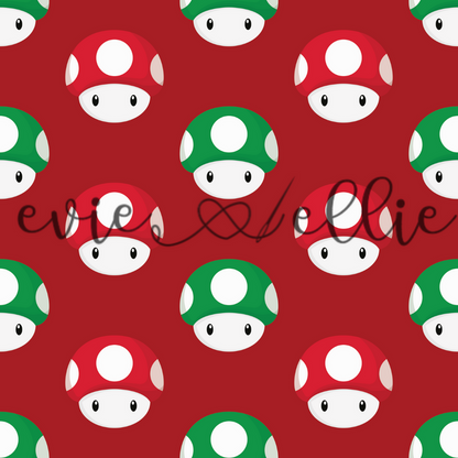 Super Plumber Bros Mushrooms- Multiple Colors