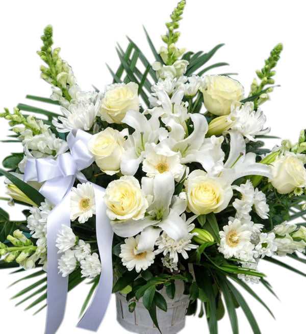Sympathy Flowers Basket #3 - Vietnamese Flowers