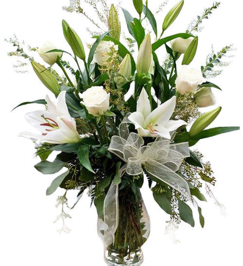 Sympathy Flowers Vase #6 - Vietnamese Flowers