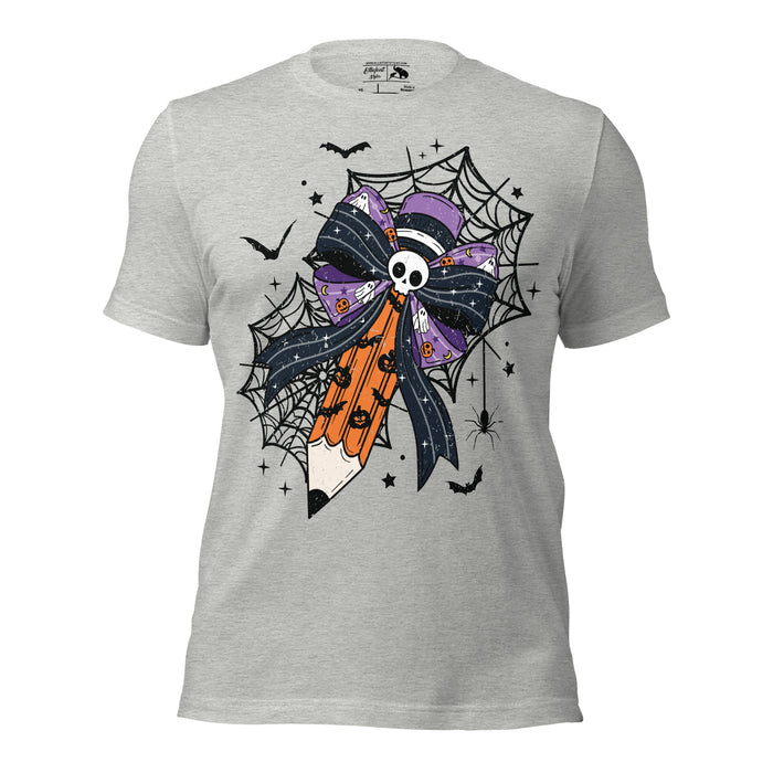 Spooky gift shirt for teachers to wear in October classroom fun