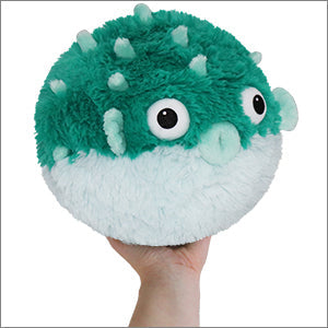 Teal Pufferfish Mini Squishable - Ali's Wagon