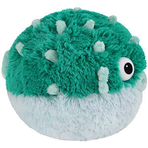 Teal Pufferfish Mini Squishable - Ali's Wagon