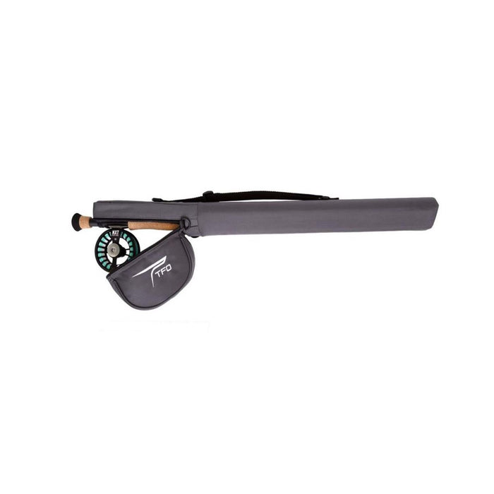 TFO Double Rod/Reel Carrier 9' 4Pc by Temple Fork Outfitters for secure, padded fly rod and reel storage at Freestone Fly Shop