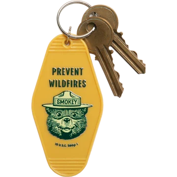 The Landmark Project Prevent Wildfires Keychain