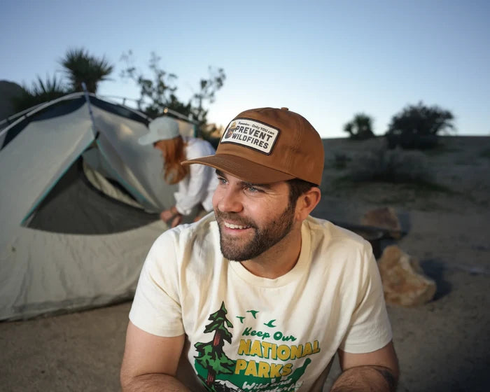 The Landmark Project Smokey's Reminder 5-Panel Trucker Hat - Walnut