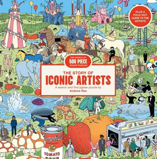 The Story of Iconic Artists: a 500 piece Art History Jigsaw Puzzle