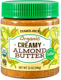 TRADER JOES ORGANIC ALMOND BUTTER 12 OZ #ROCK VALUE-ORDER BY  TUESDAY EVENING OCT 27 ARRIVING NOV 04    FOR DELIVERY#