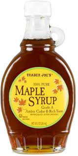 TRADER JOES PURE GRADE A MAPLE SYRUP 8 OZ #ROCK VALUE-ORDER BY  TUESDAY EVENING OCT 27 ARRIVING NOV 04    FOR DELIVERY#