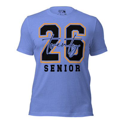 Senior Class of 2026 varsity letter graduation shirt
