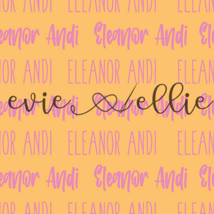 Two Fonts Name-- Spring Colors
