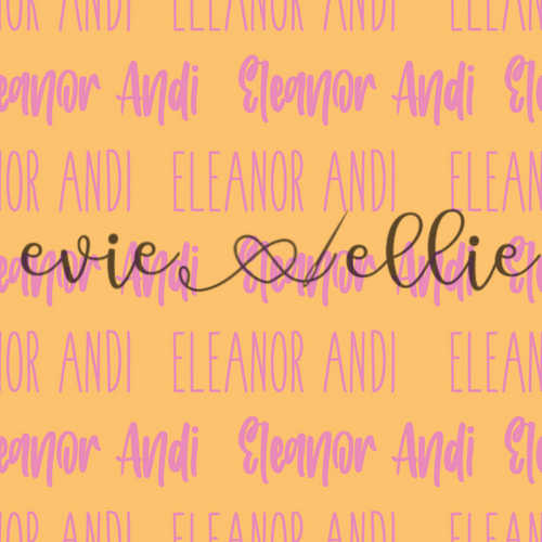 Two Fonts Name-- Spring Colors
