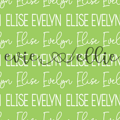 Two Fonts Name-- Spring Colors