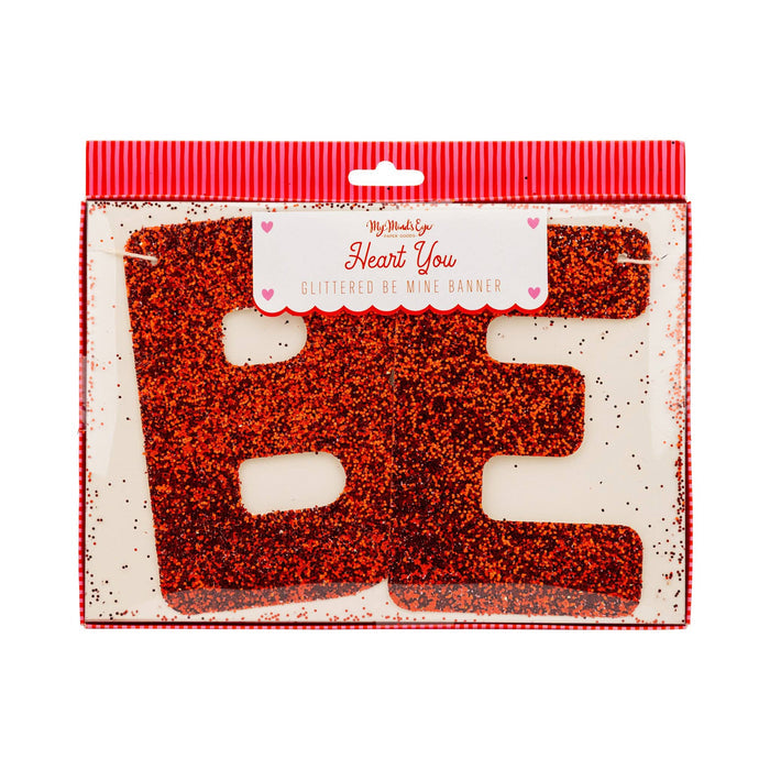 VAL1202 - Be Mine Glitter Banner