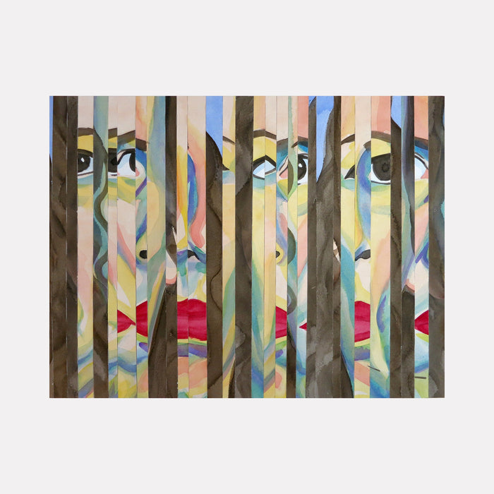 The artwork Verticals 2, by Patricia Fabricant