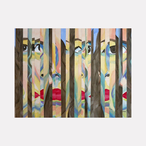 The artwork Verticals 2, by Patricia Fabricant