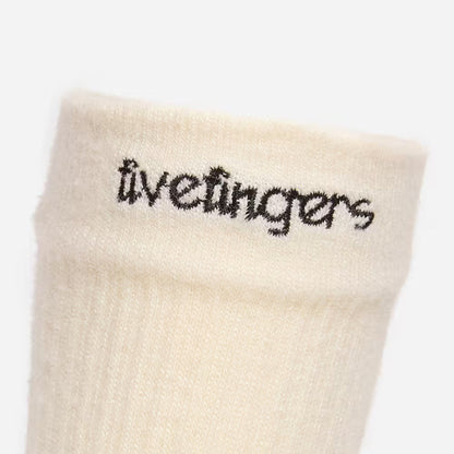 Vibram Fivefingers Crew Sock - Ivory