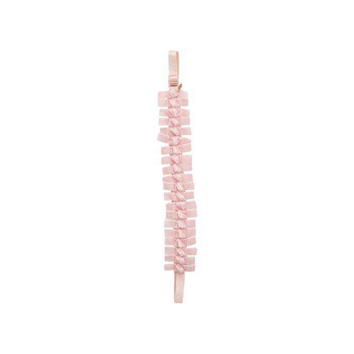 Vicky Velvet Tied Bows Light Pink Headwrap
