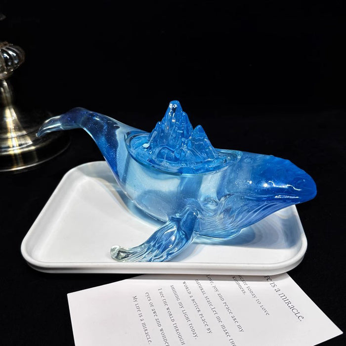 Whale Mountain Range Organizer Resin Mold