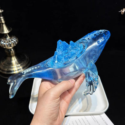 Whale Mountain Range Organizer Resin Mold