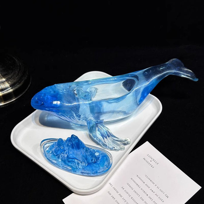 Whale Mountain Range Organizer Resin Mold