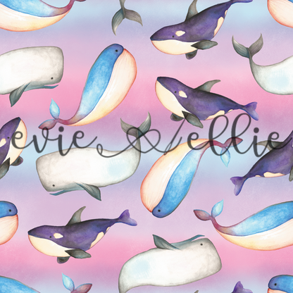 Whales - Multiple Colors