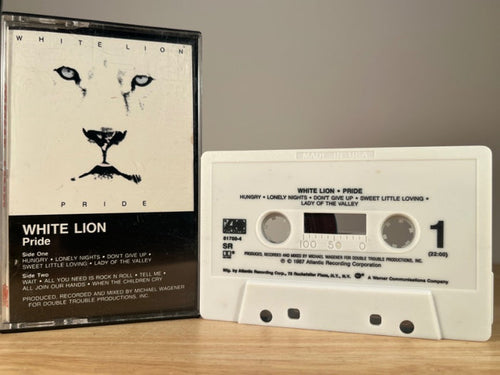 WHITE LION - Pride - CASSETTE TAPE