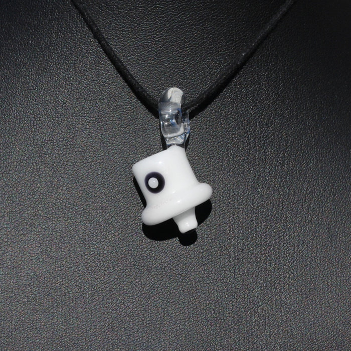White Soak Glass Spray Cap Pendant