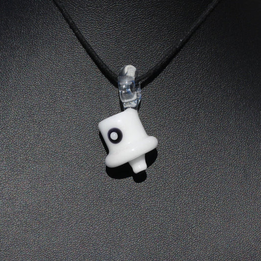 White Soak Glass Spray Cap Pendant
