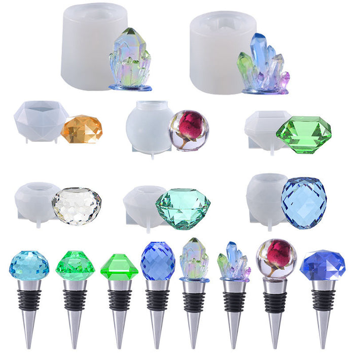 Wine Bottle Stopper Resin Molds