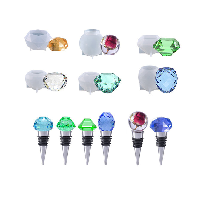 Wine Bottle Stopper Resin Molds
