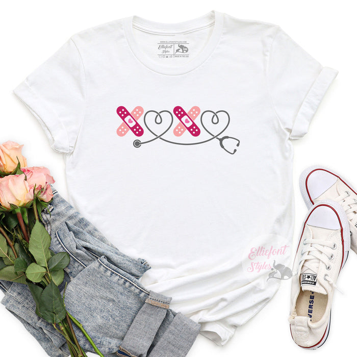 XOXO Nurse Valentines Shirt