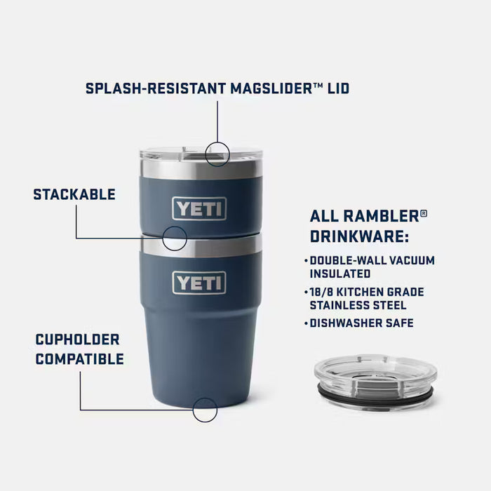 Yeti Rambler 16 oz. Stackable Cup - Ridgeline