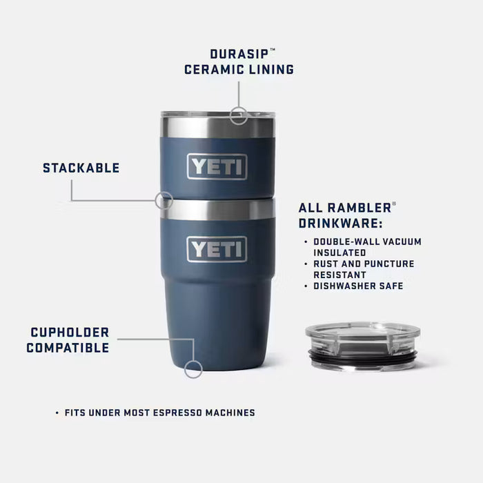 Yeti Rambler 8oz Stackable Cup - Cape Taupe